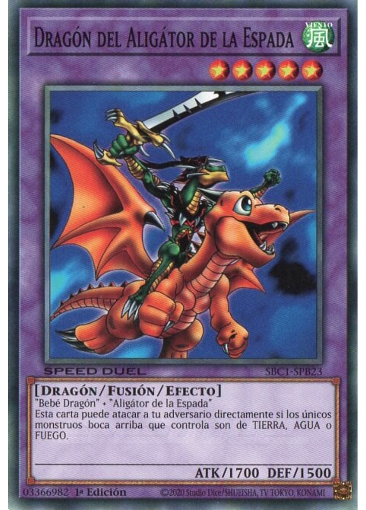 Dragón del Aligátor de la Espada