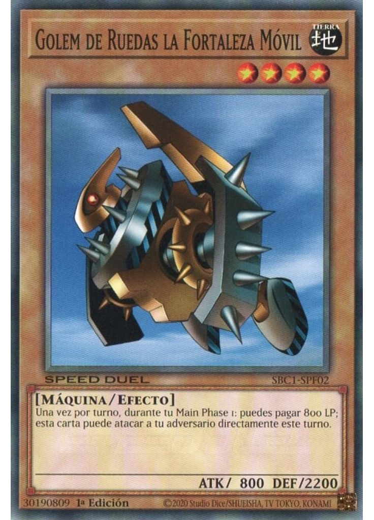 Golem de Ruedas la Fortaleza Móvil