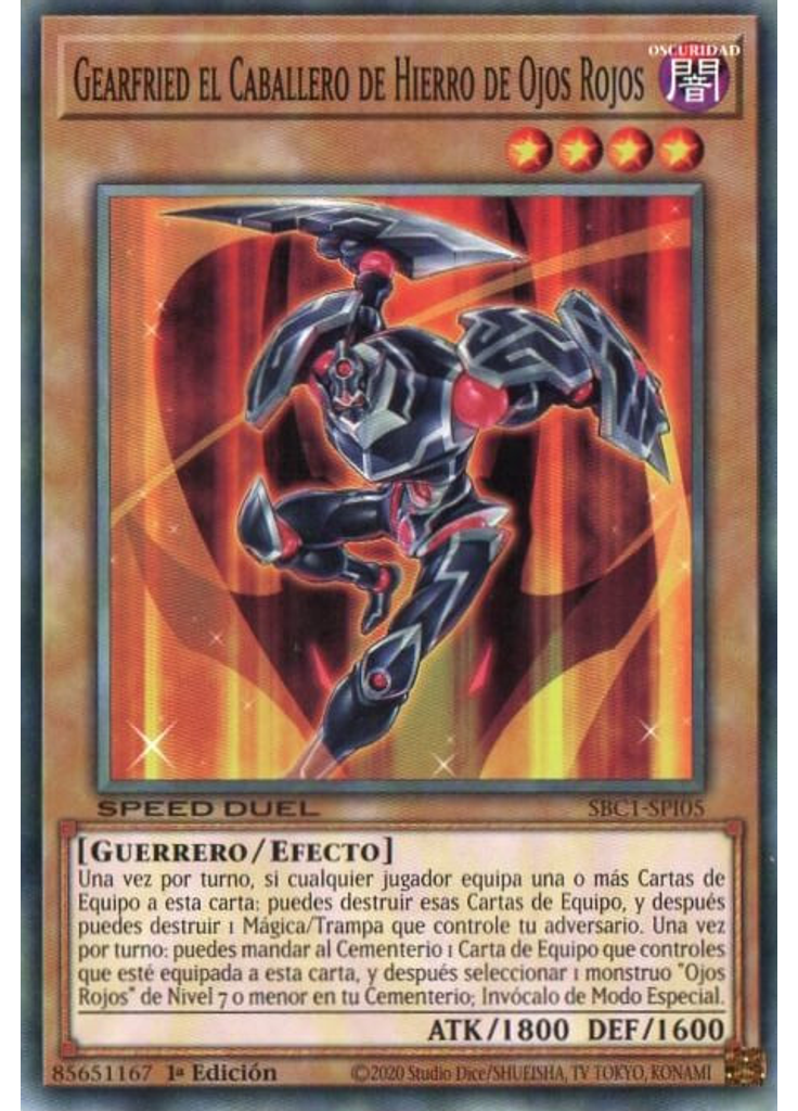 Gearfried el Caballero de Hierro de Ojos Rojos