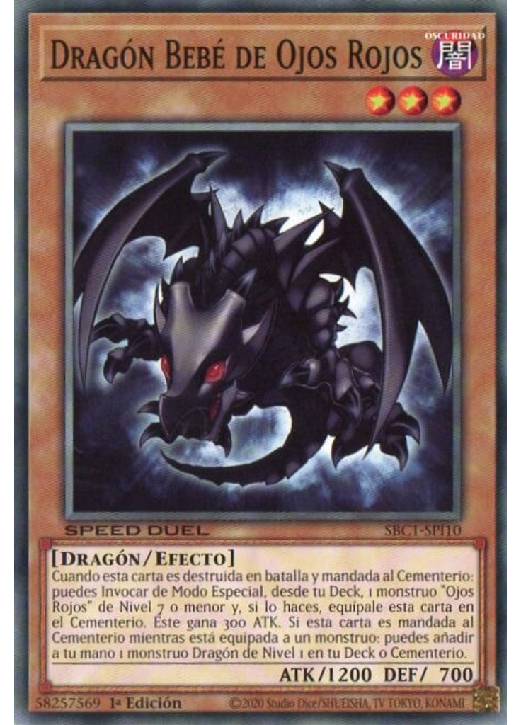Dragón Bebé de Ojos Rojos