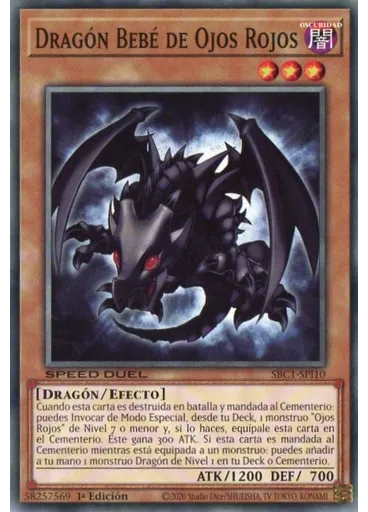 Dragón Bebé de Ojos Rojos