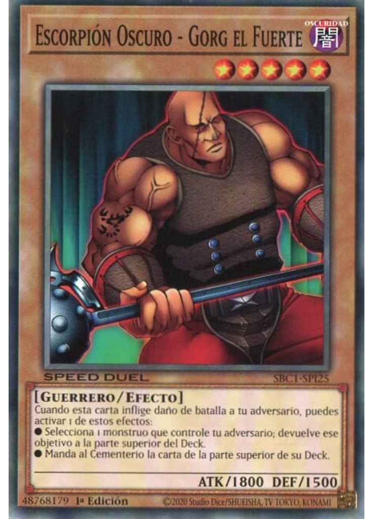 Escorpión Oscuro - Gorg el Fuerte