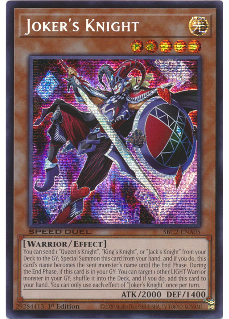 Joker's Knight (Prismatic Secret Rare 1st Edition)