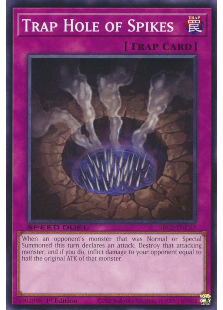Trap Hole of Spikes