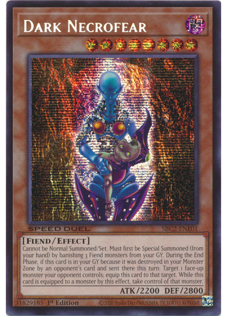 Dark Necrofear (Prismatic Secret Rare 1st Edition)
