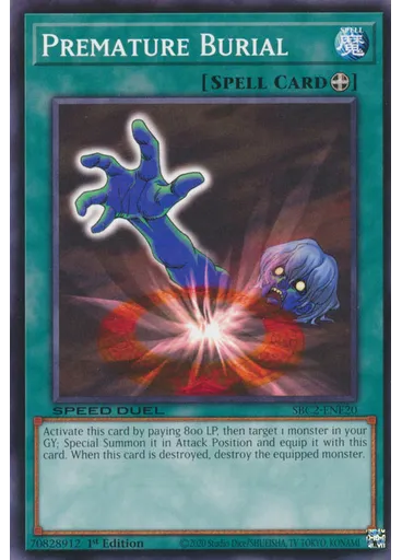 Premature Burial — Speed Duel: Battle City Finals
