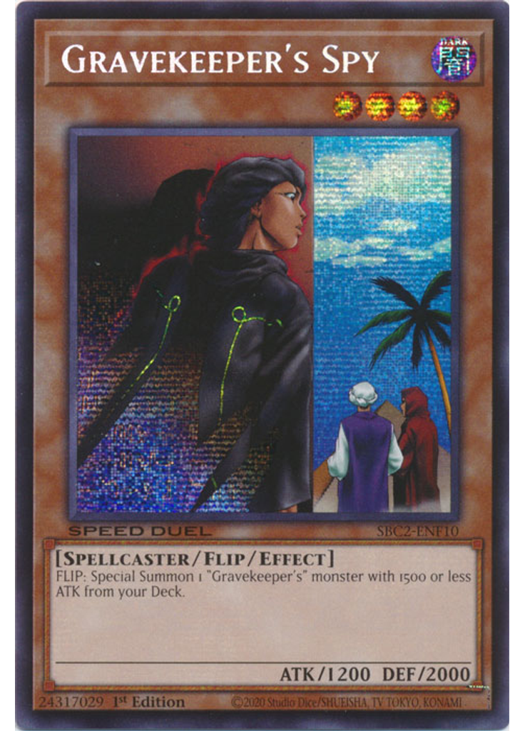 Gravekeeper's Spy (Prismatic Secret Rare 1st Edition)
