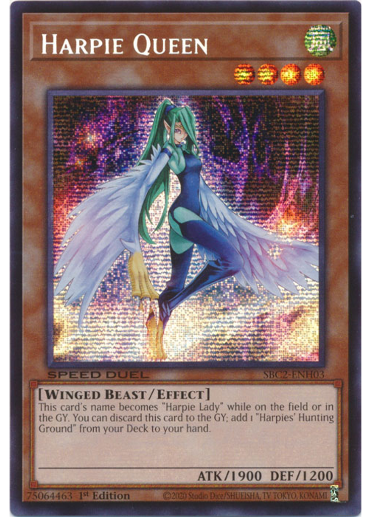 Harpie Queen (Prismatic Secret Rare 1st Edition)