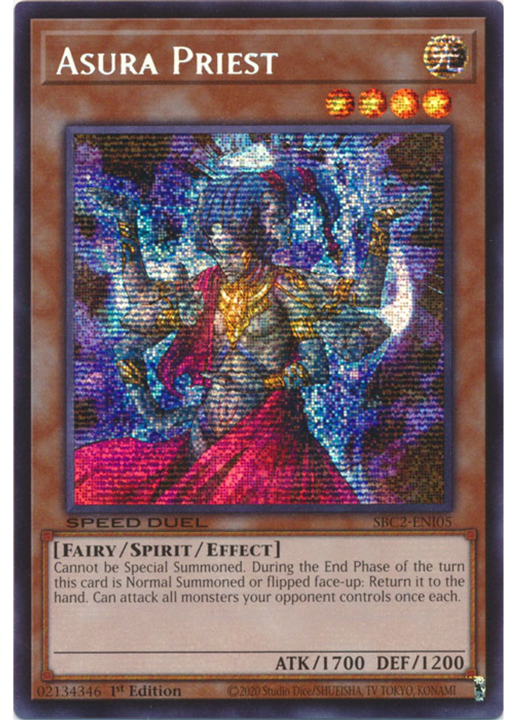 Asura Priest (Prismatic Secret Rare 1st Edition)