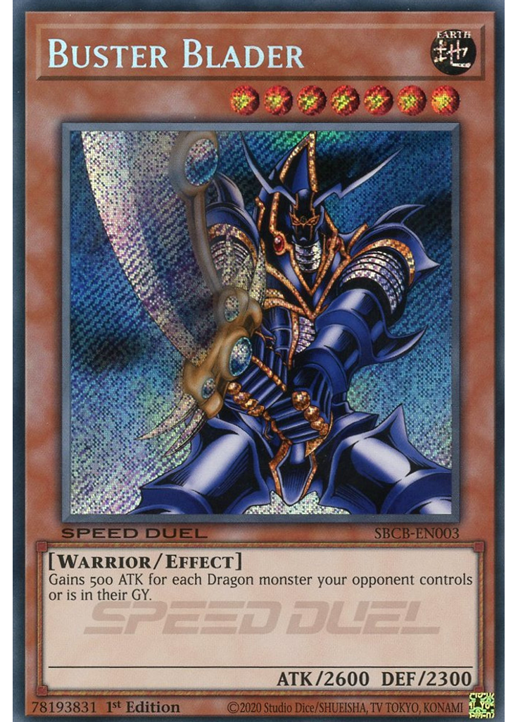 Buster Blader (Secret Rare 1st Edition)