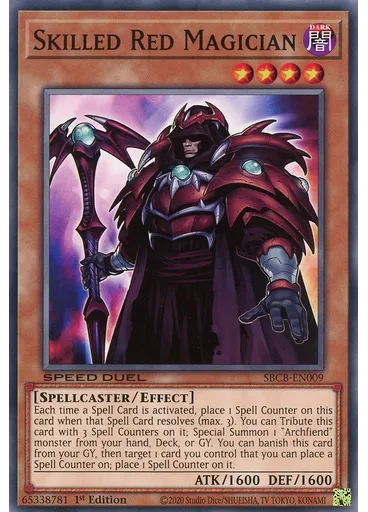 Skilled Red Magician