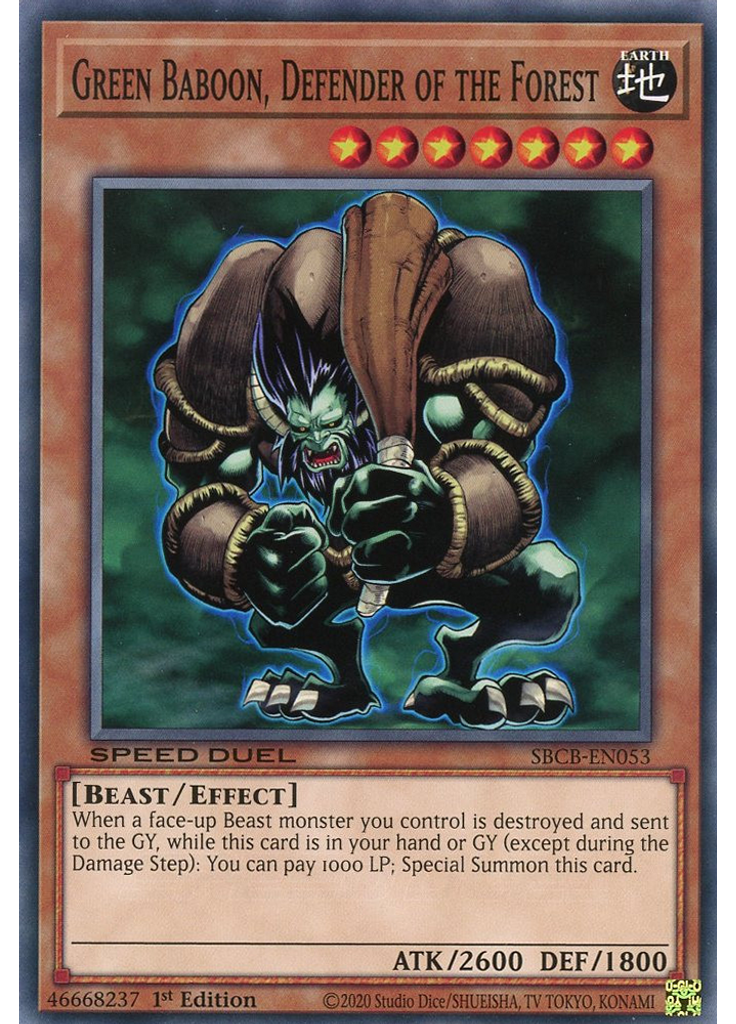 Green Baboon, Defender of the Forest