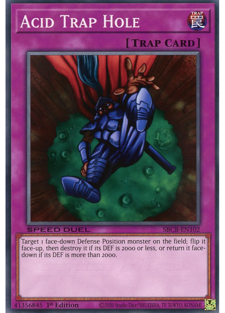 Acid Trap Hole