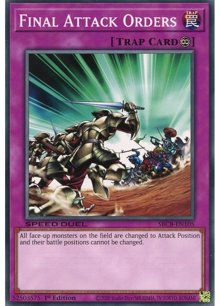 Final Attack Orders