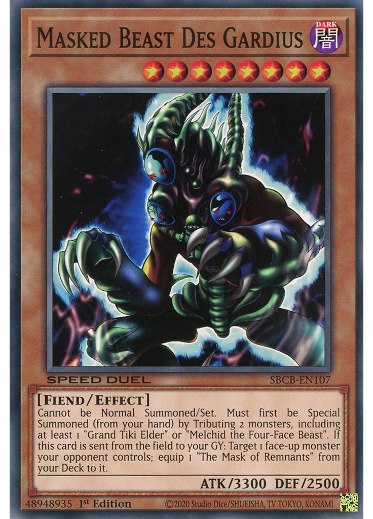 Masked Beast Des Gardius