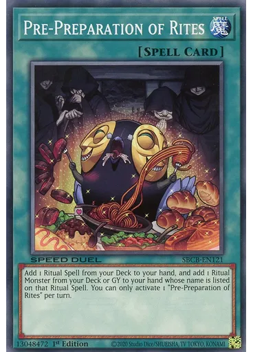 Pre-Preparation of Rites — Speed Duel: Battle City Box