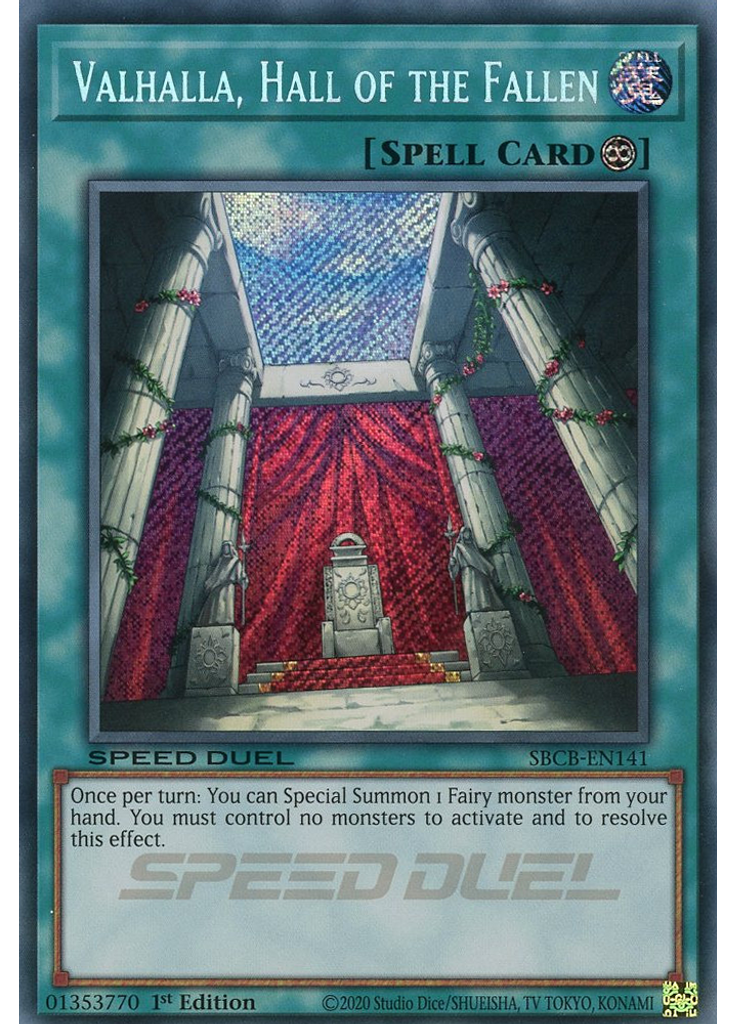 Valhalla, Hall of the Fallen (Secret Rare 1st Edition)