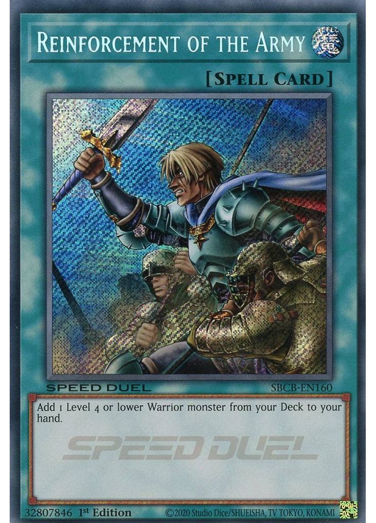 Reinforcement of the Army (Secret Rare 1st Edition)