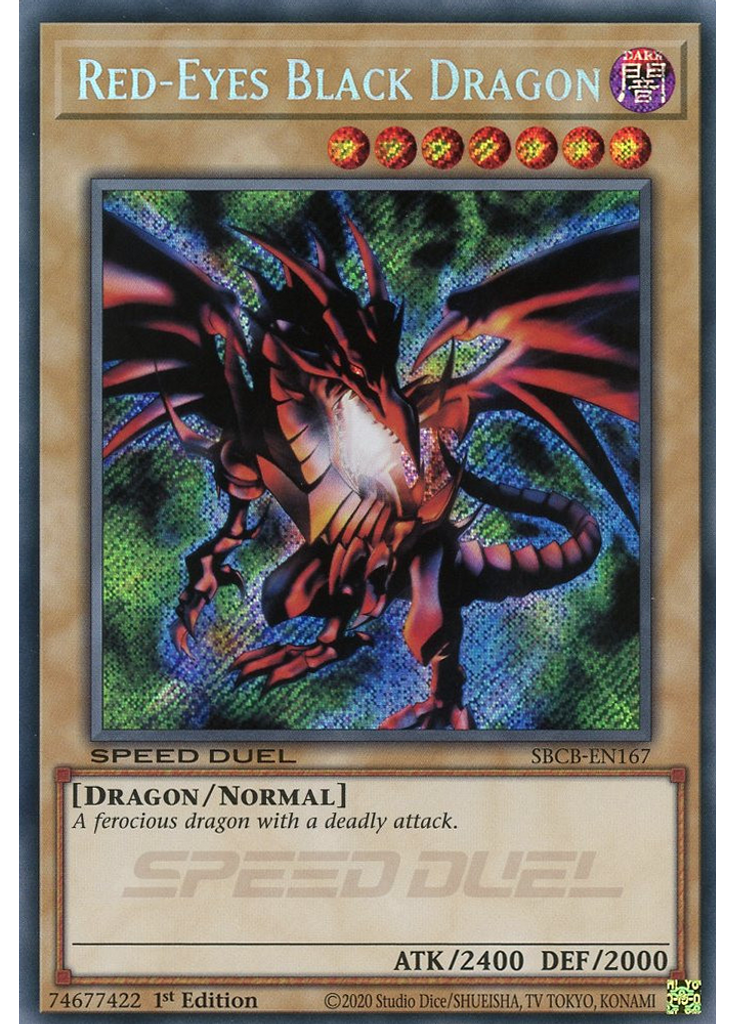 Red-Eyes Black Dragon (Secret Rare 1st Edition)