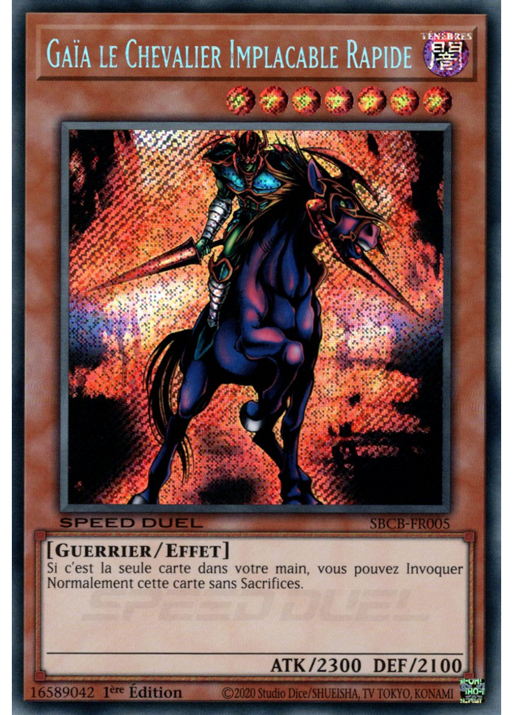 Gaïa le Chevalier Implacable Rapide (Secret Rare 1st Edition)