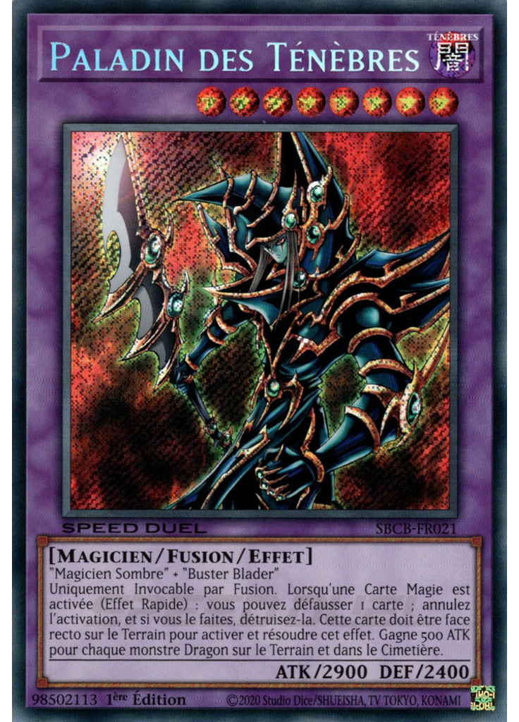 Paladin des Ténèbres (Secret Rare 1st Edition)
