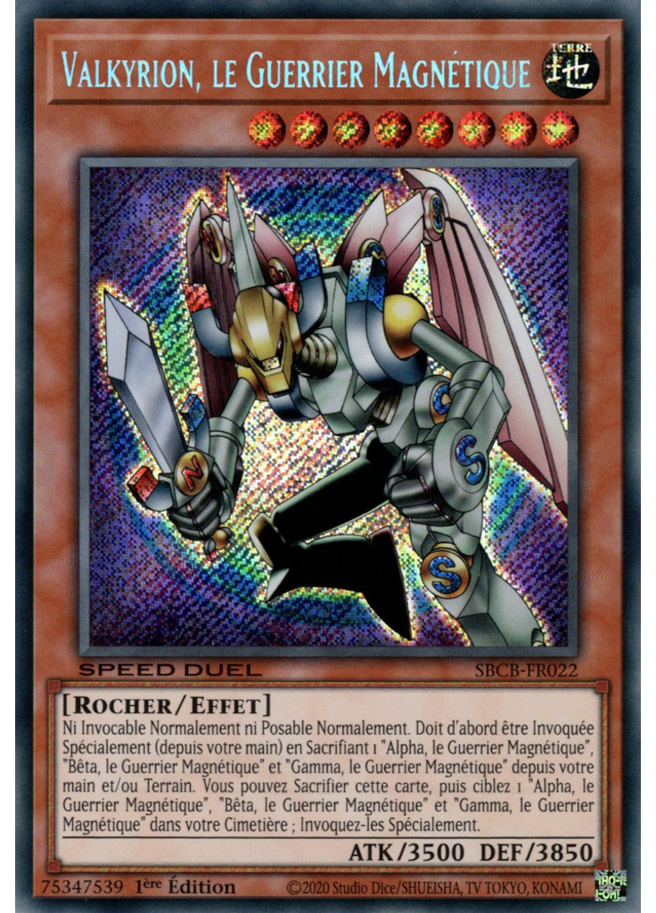 Valkyrion, le Guerrier Magnétique (Secret Rare 1st Edition)