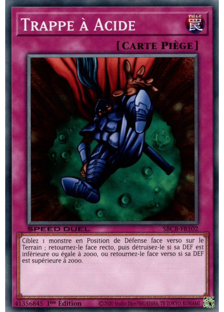Trappe à Acide