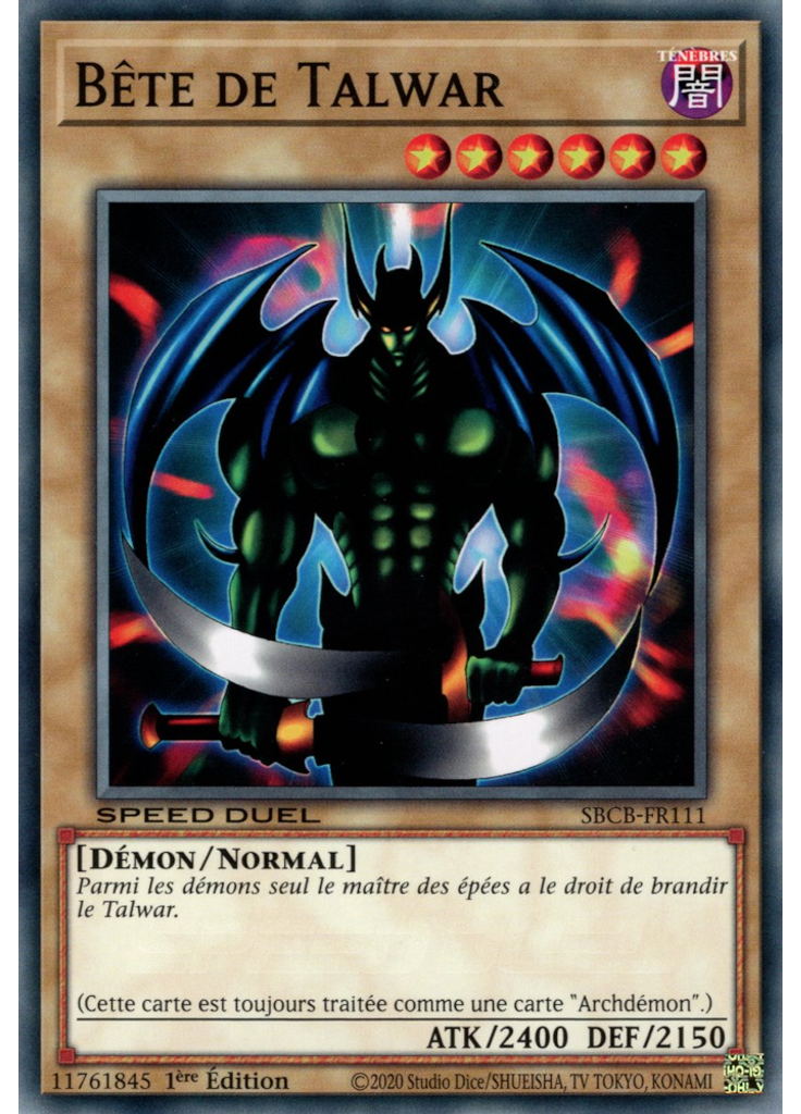 Bête de Talwar