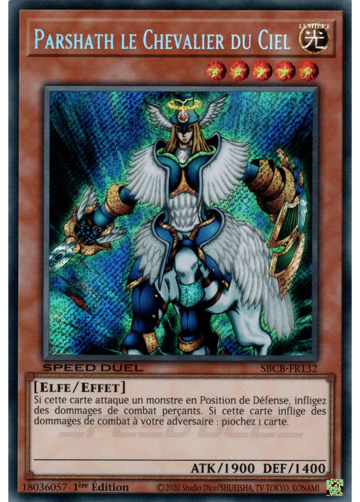 Parshath le Chevalier du Ciel (Secret Rare 1st Edition)