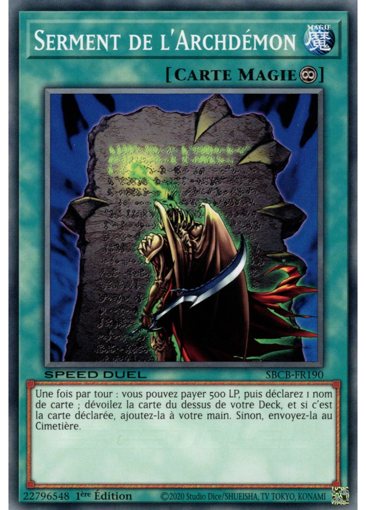 Serment de l'Archdémon