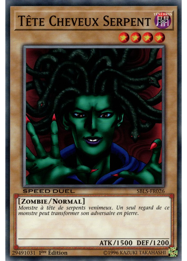 Tête Cheveux Serpent