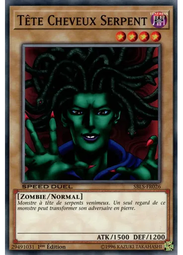 Tête Cheveux Serpent