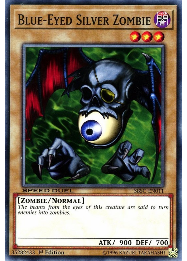 Blue-Eyed Silver Zombie
