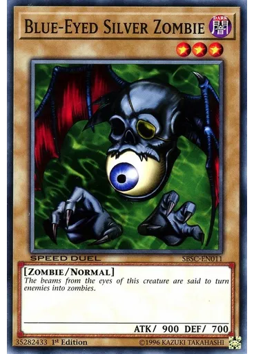 Blue-Eyed Silver Zombie