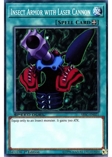 Insect Armor with Laser Cannon