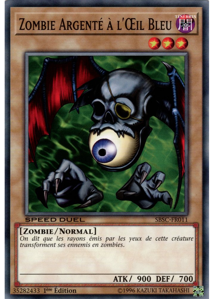 Zombie Argenté à l'Œil Bleu
