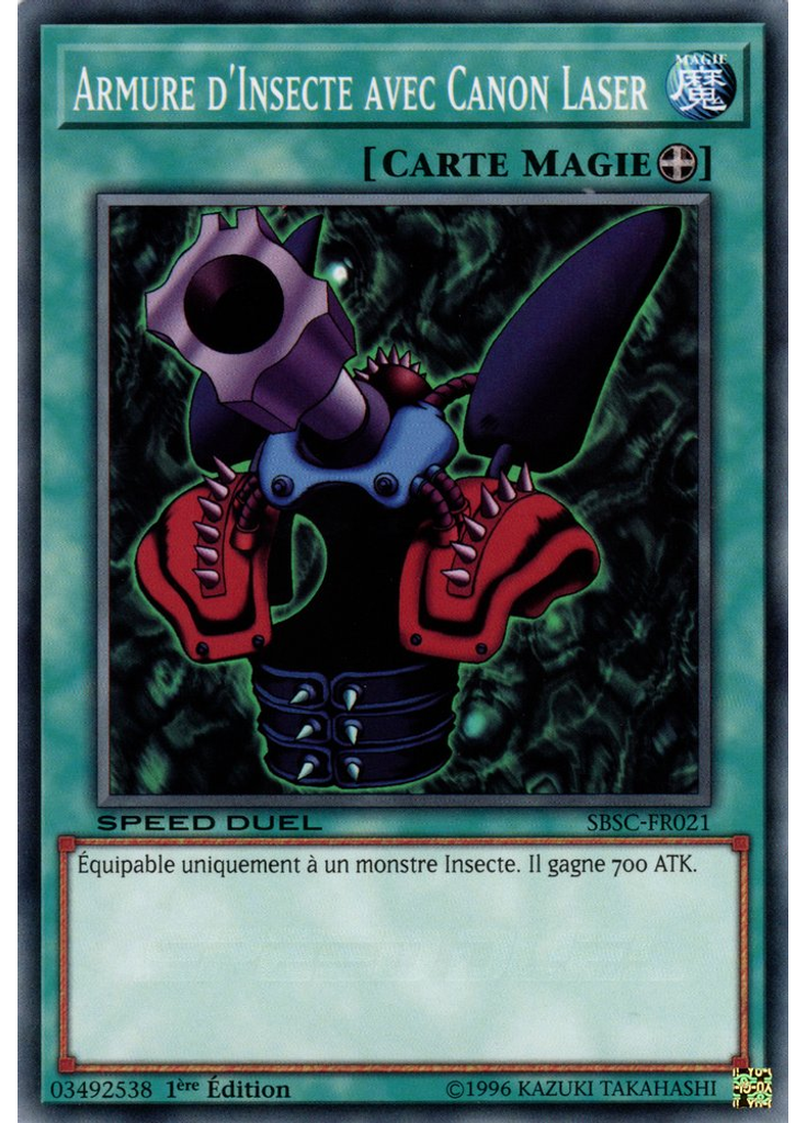 Armure d'Insecte avec Canon Laser