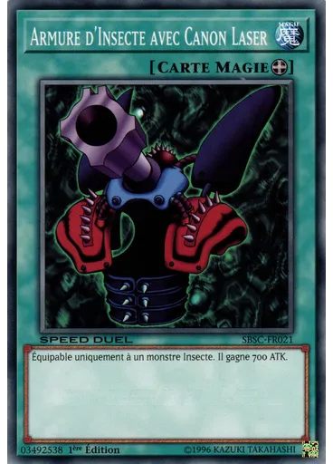 Armure d'Insecte avec Canon Laser