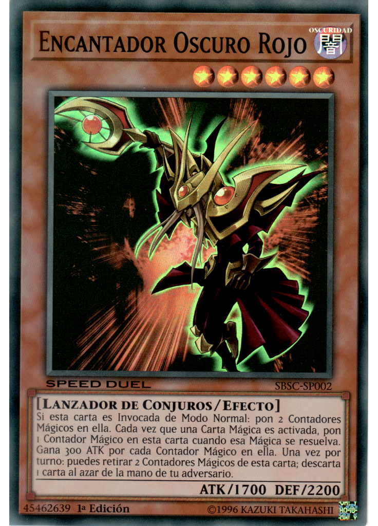 Encantador Oscuro Rojo