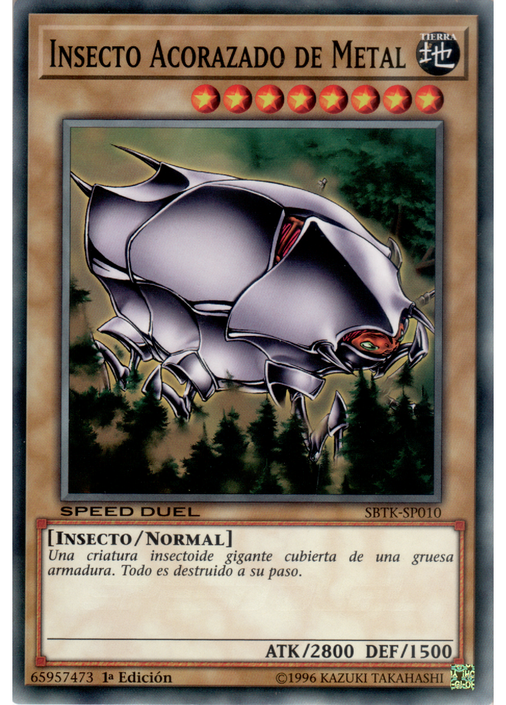 Insecto Acorazado de Metal