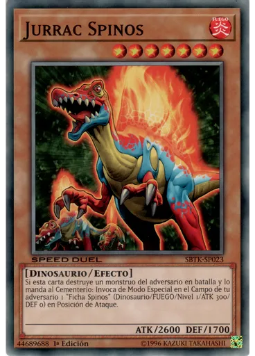 Jurrac Spinos — Speed Duel: Desafíos del Reino