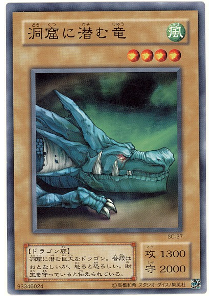 洞窟に潜む竜