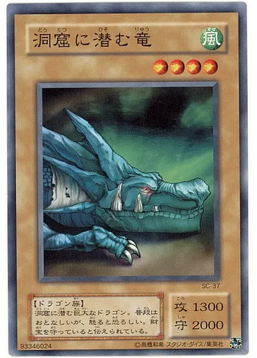 洞窟に潜む竜