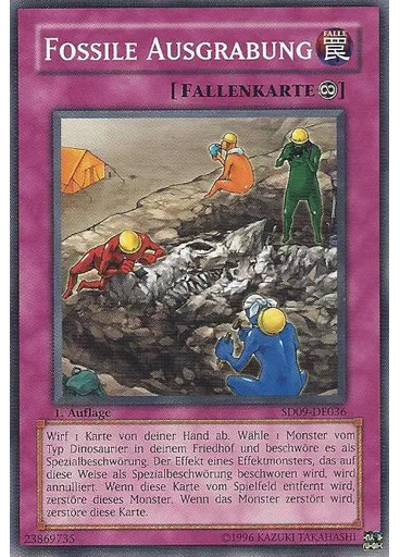Fossile Ausgrabung