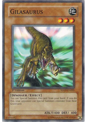 Gilasaurus — Structure Deck: Dinosaur's Rage