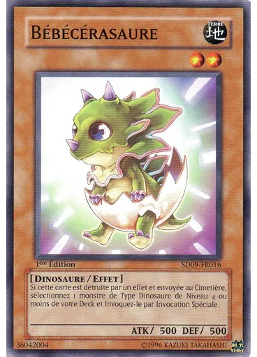 Bébécérasaure — Deck de Structure: Rage du Dinosaure