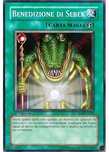 Benedizione di Sebek