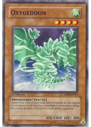 Oxygeddon — Baraja de Estructura: Cólera de Dinosaurio