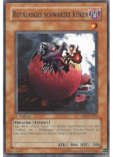 Schwarzes Drachenküken