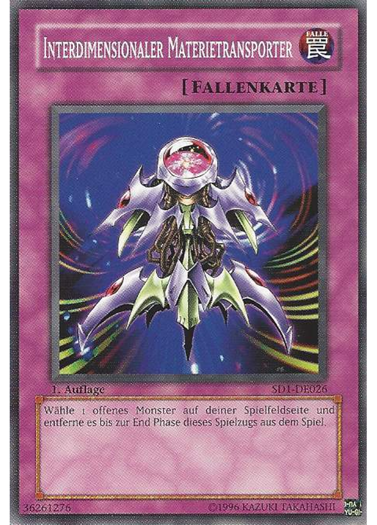 Interdimensionaler Materietransporter